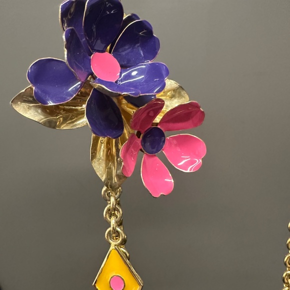 Vintage VERSACE SS/1991 bag with enamel flower chain - Picture 3 of 4